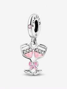 1pc Fashionable Dumbbell Beaded Accessory, Suitable For Women Bracelet, Bangle DIY Jewelry Making And Daily Outfit Decoration, Suitable For Girls Wearing - Silver - View 18