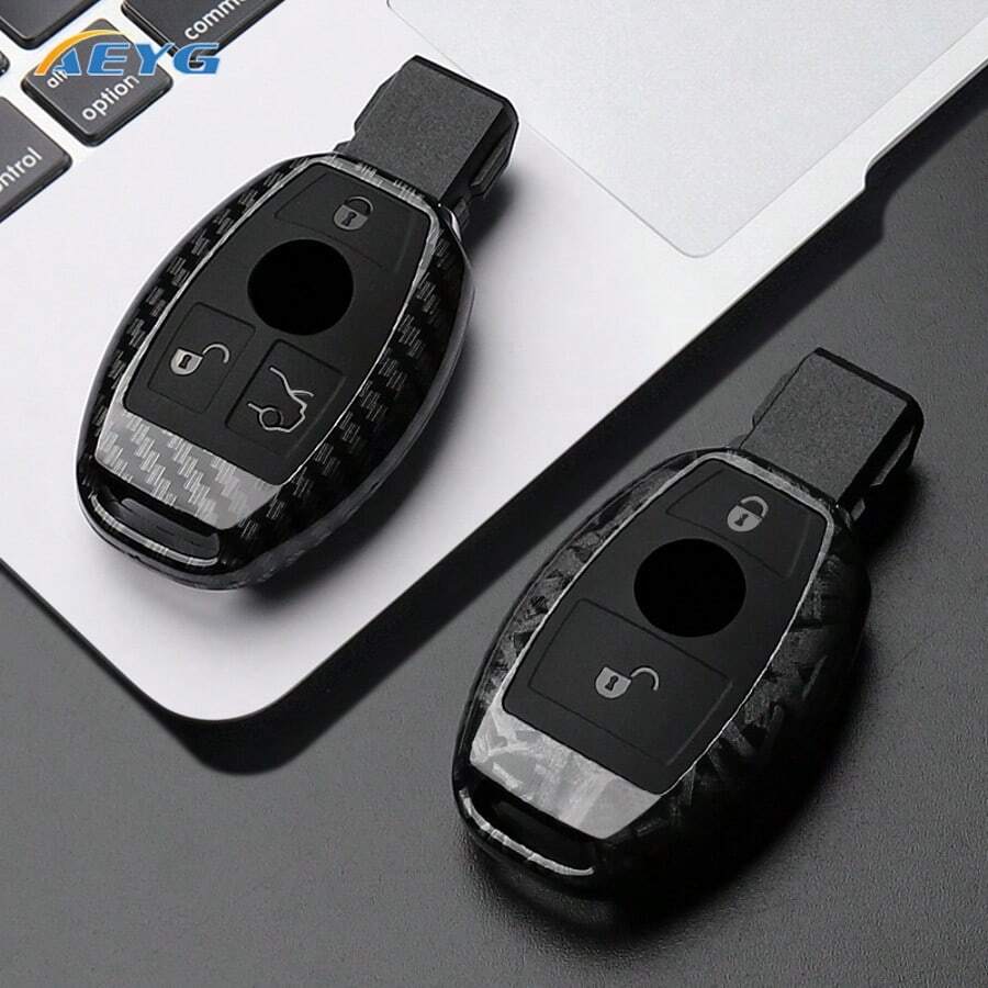 For Mercedes Benz Key Fob Cover, Premium Hard ABS Key Case Cover Compatible With Mercedes Benz C S E M CLS CLK G Class Keyless Smart Key