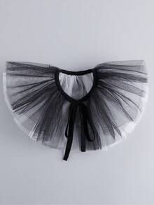 1pc Exaggerated Puff Ruffled Detachable Mesh Fake Collar For Women - Multicolor - View 14