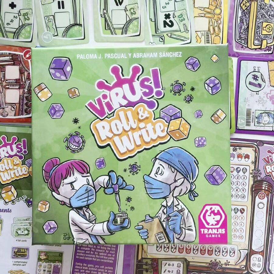 Juego de cartas Virus, Juego de cartas de virus gigante, Juego de cartas divertido y altamente infeccioso, Emocionante juego de cartas familiar, ¡Para 2-6 jugadores, rápido y divertido para una noche de fiesta! Juego familiar y de adultos estratégicamente sólido, lleno de diversión y competencia intensa, adecuado como regalo de Halloween, Navidad, juego de mesa, ¡regalo festivo! - Multicolor - Ver 1