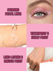 Bút kẻ mắt nước MISSLYN màu sắc đậm, lâu trôi, dạng lỏng, dạng chì kẻ mắt, trang điểm mắt, kết cấu dạng mousse, lõi thay thế, mềm mượt, không bết dính, chỉ cần một đường kẻ, không gây khó chịu cho mí mắt, màu sắc sống động, độ lên màu cao, tạo hiệu ứng mắt khói, lì/lấp lánh, chống thấm nước và mồ hôi. - #05 - Xem 6