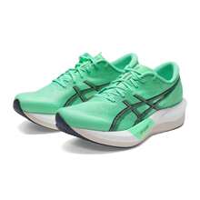 Asics 男女通用跑步鞋，中性低帮运动鞋，MAGICSPEED5缓震运动鞋，舒适休闲轻便训练鞋，1013A183-300 - 綠色/黑色 - 查看 3