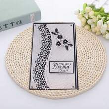 Creative Flower Cutting Dies, DIY Scrapbooking Album And Embossing Stencil, Greeting Card Making Tool, Card Paper Cutting Crafts ,Gift Card Making Template Die Cuts. - Silver - View 4