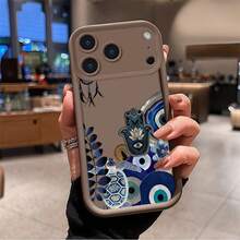 Starfish Cartoon 2026 Happy New Year phone case suitable for  17 16 15 14 13 12 11 PRO MAX PLUS AIR, gift for friends, family,Sleek and Grand Protective Lens Phone Case with Anti-Slip and Shockproof Features, Tianyan Staircase Design - Concha escalonada - blanca - NBUYCIstarfish - Ver 1