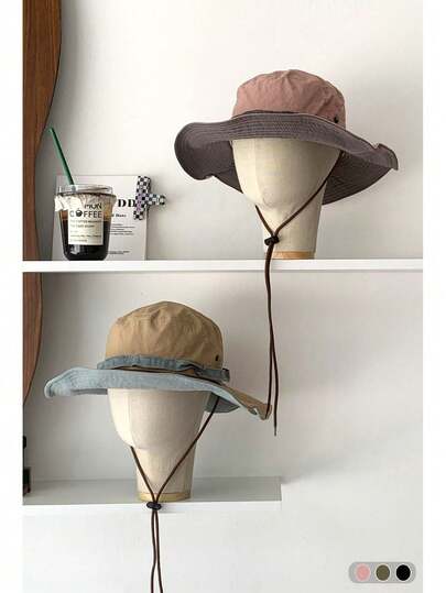 Stylish Cowgirl Outdoor Quick-Dry Bucket Hat, Women's Summer Sun Protection Wide Brim Hat For Hiking, Camping, Fishing