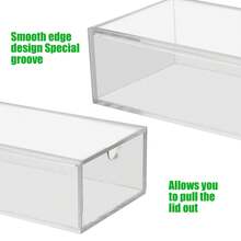 1pc Mahjong Case, Empty Acrylic Mahjong Case Mahjong Storage Box For Tiles Transparent Mahjong Tile Display Box For Standard Sized Mahjong Tiles Accessories Supplies