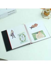 FEILIYA Large Self-Adhesive Photo Album 4x6 5x7 8x10 Scrapbook Album DIY, Gift For Mom, Family, Baby And Wedding, With Metal Pen And Plastic Board - Multicolor - View 11