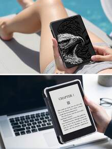 雄鹰猎鹰图案平板电脑保护套，兼容 iPad 9.7/10.2/10.5/10.9/12.9/Pro 11（第十代），兼容三星 Galaxy Tab S6 Lite 10.4 英寸，兼容 Kindle Paperwhite 第十二代（2024 年款），Kindle（第十一代）（2022 年发布），柔软防摔保护，智能支架/自动唤醒/睡眠功能，绝佳节日礼物。 - 彩色 - 查看 9