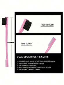 Bộ 5/4/2 lược, bình xịt phun sương mịn liên tục 200ml, phù hợp cho tóc người lớn và trẻ em gái, lược vui nhộn, lược đuôi chuột, thích hợp cho tạo kiểu tóc và làm tóc chuyên nghiệp. - Nhiều màu - Xem 9