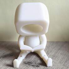 1pc Book Study Companion White Articulated Legs ≤37mm Diameter (No LED Candle) - White - View 10