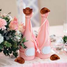 12 piezas Sombreros de muñeca mini lindos, sombreros de fiesta pequeños, sombreros de vaquero en miniatura de plástico, sombreros de vaquero para mujeres, manualidades, sombreros de estilo occidental, accesorios de fiesta de muñecas, decoración de casa de muñecas de juego de simulación - Multicolor - Ver 11