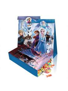 12pcs Cartoon Princess Anna Pattern Paper Bags And 2pcs Stickers, Various Themed Party Decorations And Beautiful Practical Small Gift Packaging Bags - Multicolor - View 5