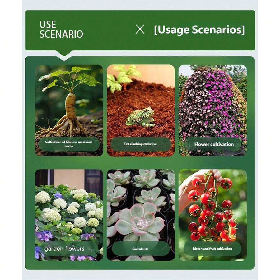 1/5/10pcs Compressed Organic Coconut Fiber Potting Soil, High Foaming Low Salt Coconut Fiber Blend, Designed For Seedlings And Flowering Plants Cultivation. Suitable For Gardening, Seed Germination And Plant Growth, For Indoor And Outdoor Use. Natural Appearance, High Nutrient Soil, Coconut Fiber Brick - Multicolor - View 1