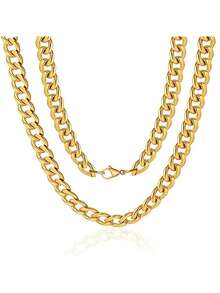 4PCS/SET - Disco Retro Staple 4-Piece Set - Red & Black Bandanas, Gold Chain & Fashion Glasses | Mix & Match For Carnival & Party Vibe - Multicolor - View 5