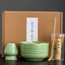 1pc/4pcs/7pcs Vintage Style Matcha Bowl, Matcha Whisk, Matcha Spoon, Japanese Tea Cup, Stirring Rod, Tea Whisk, Ceramic Tea Set