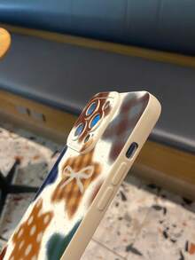 时尚个性复古星形图案手机壳，奢华防震，可爱又时尚，摄像头凸起设计，保护摄像头，兼容 17/17Pro/17Pro Max、16、15、14、13、12、11 Plus/Pro Max系列以及Galaxy S/A系列，是复活节、圣诞节、万圣节装饰/生日礼物的理想之选，送给女朋友、男朋友、朋友或自己都非常合适。 - 白色 - 查看 4