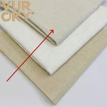 Plus Size Linen Cotton Fabric/Raw Unprocessed Pre-Cut Linen Cloth, For Clothing Crafts, Planter Decor, Tablecloths, Embroidery, Handmade Linen - Multicolor - View 10