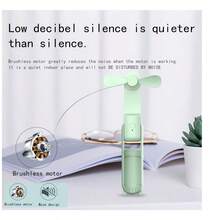 3-In-1 Handheld Mini USB Rechargeable Fan With Power Bank & Flashlight, Portable Pocket Design For Travel, 1200mAh Battery Capacity - Multicolor - View 5