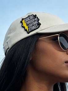 1PC Dancing Through The Lightning Strikes Enamel Pins Brooches Woman Backpack Accessories Bags Badge Fashion Lapel Jewelry Birthday Gifts - Multicolor - View 4