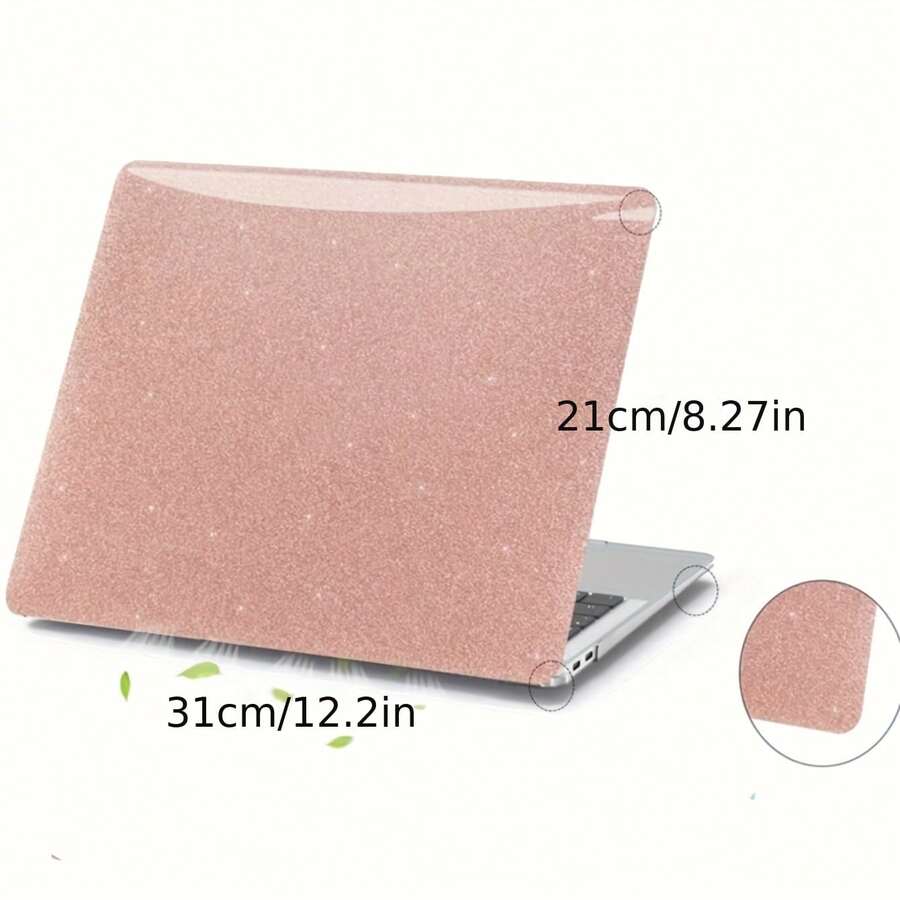 Compatible con la funda protectora de estrella brillante (tapa superior de aspecto de cuero con brillo + cubierta trasera transparente) - Rosado Sandía - Ver 1