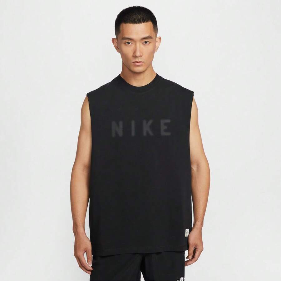Nike Men's AS M NK DF NAC TANK Athletic Vest IF2798-010 - Black - View 1
