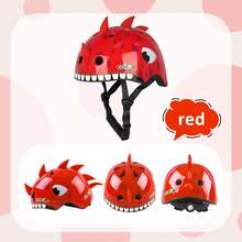 Casco de bicicleta para niños pequeños, ajustable y multideportes, 3 tamaños para edades de 1-2-3-5-8-14 años, niños y niñas - Dinosaurio azul - Ver 6