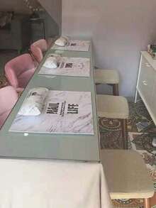 粉色皮革软垫美甲扶手，专业美甲沙龙扶手工具，美甲爱好者必备工具 - 彩色 - 查看 6