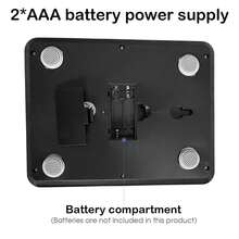 10kg/22.05lb High Precision Digital Kitchen Scale, 1g Accuracy, Large LCD Display, Electronic Food Scale, Coffee Measuring Scale, 6 Unit Conversion: G/Kg/Oz/Lb/Ml/Milk Ml (Batteries Not Included) - Multicolor - View 6