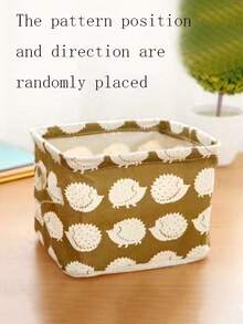 1个可折叠鲸鱼图案洗衣篮，带提手，玩具收纳箱，桌面整理盒，可爱轻便，适合婴儿房和儿童房，图案随机（情人节为心形图案）