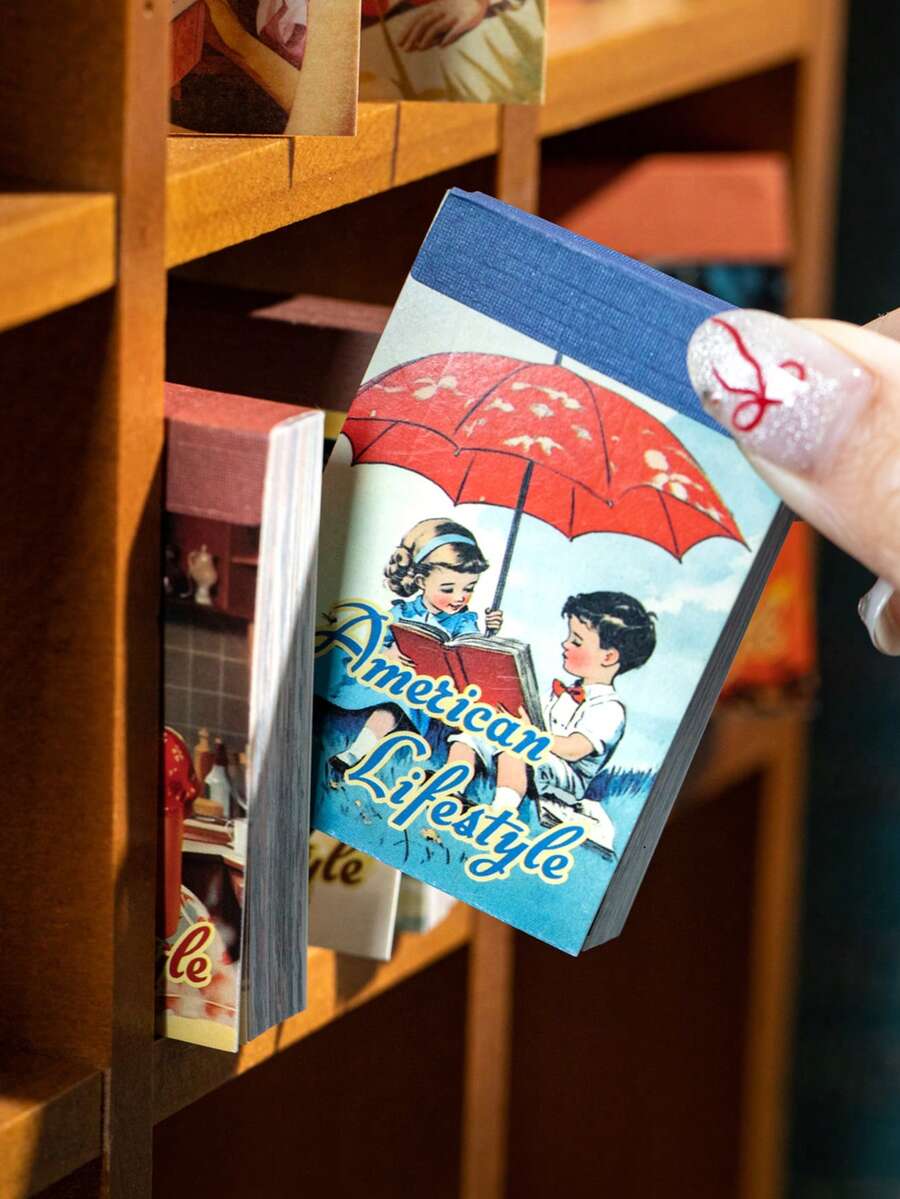 Bộ 50 miếng dán chủ đề Mỹ cổ điển, phong cách sống vintage, thích hợp làm quà tặng, trang trí văn phòng, nhà cửa, đánh dấu, dán nhãn, trang trí lớp học, đồ chơi, sổ tay học sinh, đồ trang trí DIY sáng tạo theo phong cách retro. - Nhiều màu - Xem 1