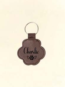 1pc Customized Pet Hair Memorial Keychain, Dog/Cat Hair Memorial Keyring, Personalized Cat Hair Memorial Keychain, Portable Pet Hair Memorial Storage Bag, Dog Hair Storage Keyring, Hot-Stamped Pet Memorial Gift, Pet Hair Capsule Keychain, Customized PU Leather Keychain, Personalized Keyring, Personalized Keychain, Pet Hair Memorial Keychain - Multicolor (Style 2) - View 24