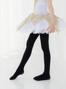 2 件装女婴儿童轻便舞蹈紧身裤 - 弹力十足，活动自如，适合好动儿童 - 彩色 - 查看 4