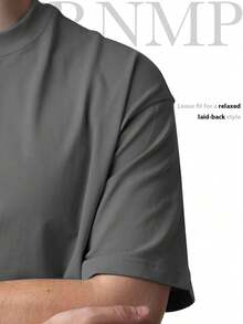 EMCGICC Y2k, TRUST NO BITGH EVER, Fun Patterns, Men's Summer Short Sleeved Pure Cotton Comfortable And Breathable Outdoor Street Round Neck T-Shirt, High-Quality Fashion Brand, A Surprise Gift For Family And Friends. - Xám - Xem 4