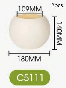 1/2pcs Simple Elegant White Spherical Weatherproof Plastic Planter - For Indoor/Outdoor Use, Suitable For Artificial Plants, Succulents, Ferns, Ideal For Home Decor, Office Placement, Suitable For Snake Plant, Pothos, Ferns - Multicolor - View 15