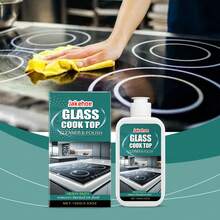 [2026 New] 1PC Glass Stove Cleaner & Polish - Non-Scratch, Stubborn Stain & Heavy Grease Remover For Kitchen Surfaces - Nước lau kính bếp - Xem 2