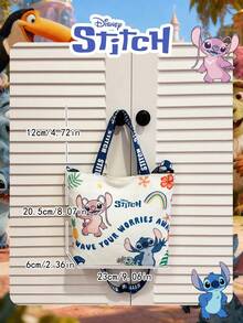 Disney 17.3 Inch Laptop Bag, Quilted Diamond Pattern Design, Water-Resistant One Shoulder Briefcase, Large Capacity Notebook Bag, Suitable For Business And School , Beach Bag - Multicolor - View 4