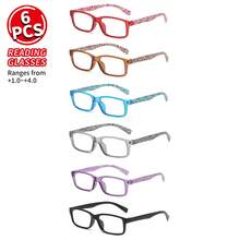 6 Pairs Of Reading Glasses, Men's And Women's Fashionable Reading Glasses, Multiple Colors, Degree+1.0~+4.0, Are Super Suitable For Reading Books, Newspapers, Or Mobile Phones, And Are Also Thoughtful Gifts For Elders. - 彩色 - 查看 18
