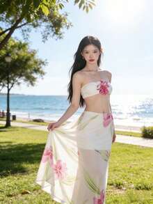 Women Bikini Sets - Pink - View 2