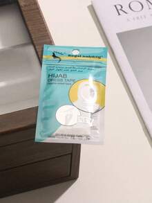 1包36片/包 头巾胶带配件 头巾遮阳篷形状款式 完美易戴 休闲头巾妙招 防滑双面胶带 - 純色 - 查看 3