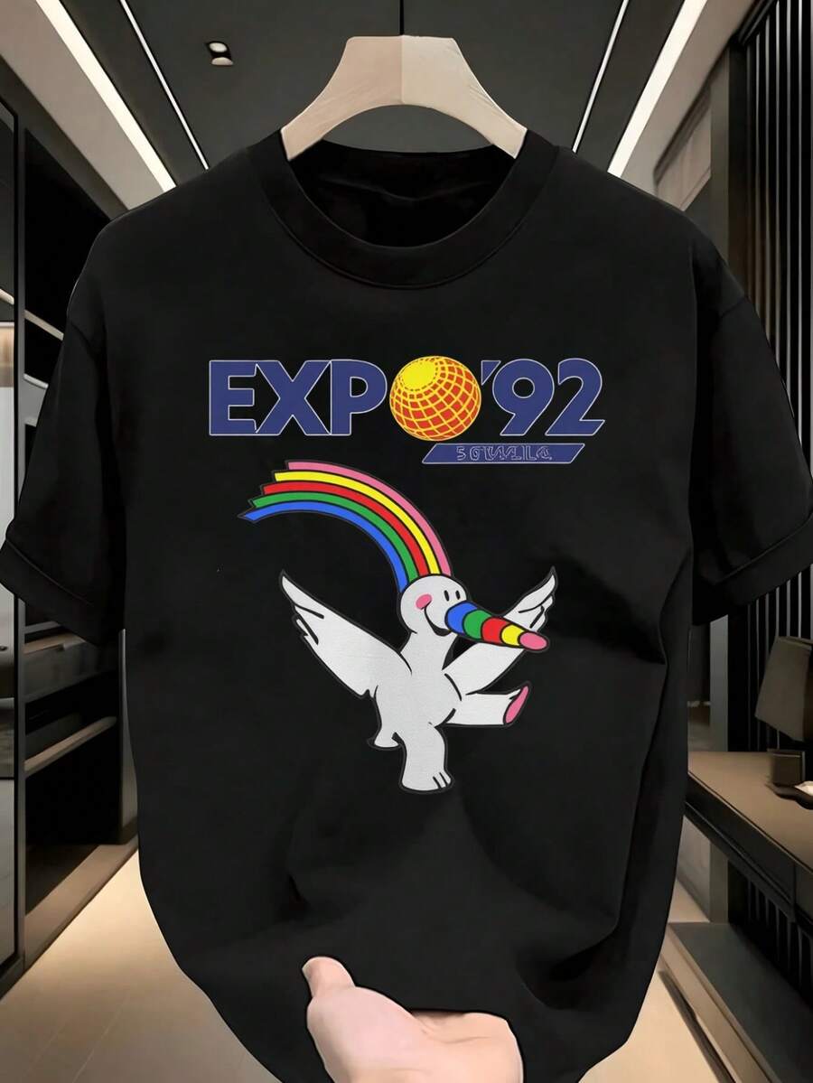 Men T-Shirts - Black - View 1