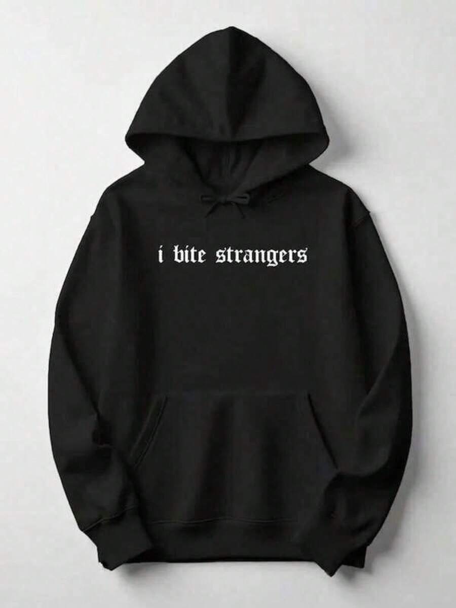 Men Outdoor Hoodies & Sweatshirts - Black - View 1