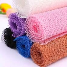 1pc Vibrant Exfoliating Mesh Sponge - Energizing Mesh Bath Scrubber, Deep Cleansing And Smoothing For Shower Use - Multicolor - View 9