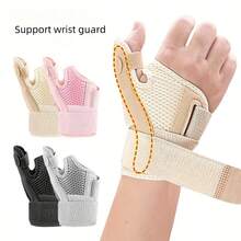 Lightweight Breathable Wrist Braces Wraps For Women & Men | Elastic Adjustable Hand Braces, Wrist Compression Straps And Support, Ideal For Sports, Wrist Care, Daily Use, Office, Exercise, Workout, Basketball, Tennis, Badminton - Multicolor - View 2