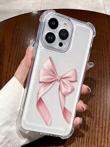 1个创意蝴蝶结丝绸透明防摔高屏手机壳，兼容苹果17 Pro Max、9 Pro XL、Smart 8、Hot 40i、Spark 20、Spark 20C、Spark Go 2024、Moto G84、荣耀X9b、Ace 3V、三星Galaxy S25、S24 Ultra、S24 Plus、S24 FE、S23、S22、S21、S20、A73、A72、A70、A55、A54、A53、A52、A50、A30、A42、A35、A34、A33、A25、A24、A20、A30、A15 - 無色 - 查看 2