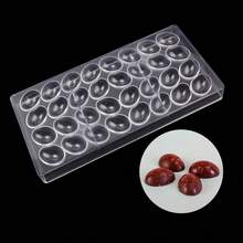 1件套透明PS巧克力模具，多种形状可选：心形、圆形、半球形、闪电形、方形、椭圆形、条形、菱形等。易脱模，耐热，适用于自制法式糕点、DIY巧克力、糖果烘焙、家庭及商业烘焙、节日、情人节、婚礼、生日派对、假日甜点和糖果。 - 彩色 - 查看 9