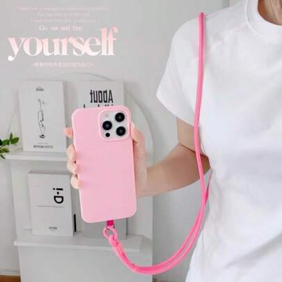 Cordón ajustable de poliéster para teléfono - Correa de hombro cruzada con gancho desmontable para deportes al aire libre, viajes y uso diario - Cadena de hombro anti-pérdida, accesorio deportivo | Correa ajustable | Poliéster, Cordón para teléfono