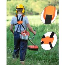 1 pieza arnés para cortasetos de jardín cortacésped - Naranja - Ver 7