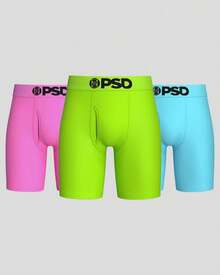 PSD Men's Boxer Briefs 3 Pack - Summer - Men's Boxers - Men's Underwear -  Underwear - 彩色 - 查看 1