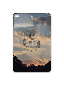 Eid Mubarak Crescent Moon, Star, Islamic Lantern, Geometric Pattern Matte Shockproof IPad Case, Tablet Accessories, Religious Gifts, Compatible With IPad 10th Generation/IPad A16/Kindle/IPad 11th Generation - Black - View 43