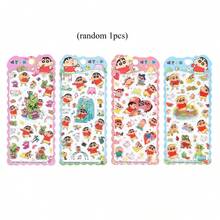 Crayon Shin-Chan Thick Soft Cute Squeeze Sound Music Diary Stickers, Adorable 3D Stickers, Cartoon Stress Relief Stickers, High-Quality Gift, Stationery Gift Stickers Loved By Boys And Girls - Multicolor - View 9